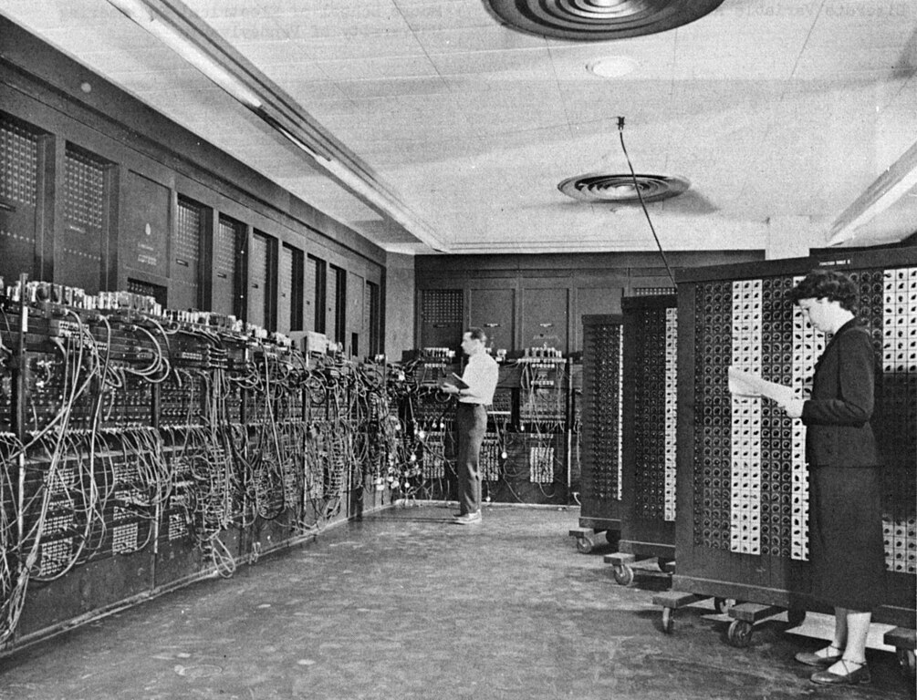 Computadora ENIAC en Filadelfia, EE UU